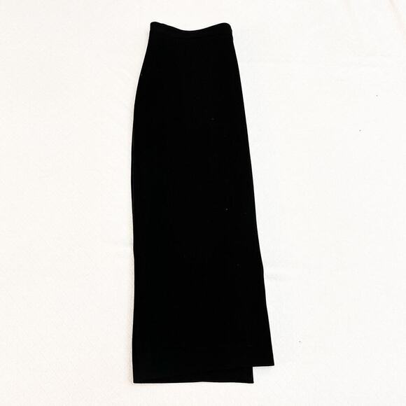 LK Bennett Black Straight Pencil Skirt Back Slit Fully Lined Size 8 - Picture 6 of 6